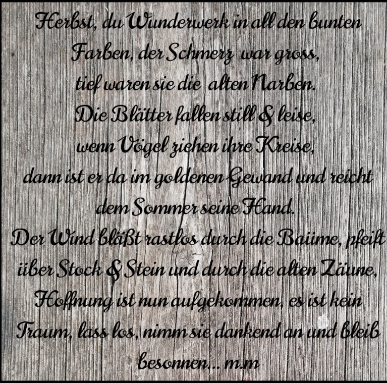 Herbst, du Wunderwer